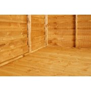 Power 4x4 Apex Garden Shed Overlap - Single Door